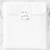 Pembroke Welsh Corgi Furever Ronde Sticker (Tas)