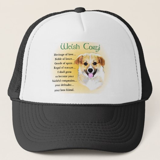 Pembroke Welsh Corgi Gifts Trucker Pet (Voorkant)