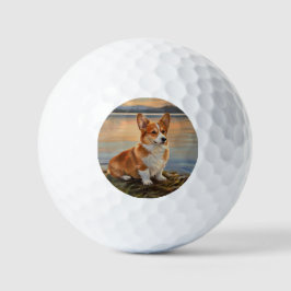 Pembroke Welsh Corgi Golfballen