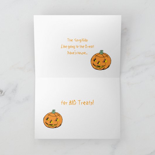 Pembroke Welsh Corgi Great Dane Kaarten (Binnen)