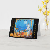 Pembroke Welsh Corgi Great Dane Kaarten (Gele Bloem)