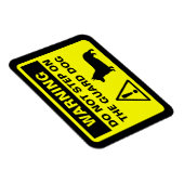 Pembroke Welsh Corgi Guard Dog Waarschuwing Grappi Magneet (Rechterzijde)