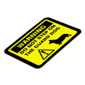 Pembroke Welsh Corgi Guard Dog Waarschuwing Grappi Magneet (Linkerzijde)