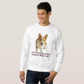 Pembroke Welsh Corgi Happy Unisex Sweatshirt (Voorkant volledig)