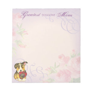 Pembroke Welsh Corgi Heart Mam Notitieblok