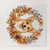 Pembroke Welsh Corgi Herfst Legpuzzel (Horizontaal)
