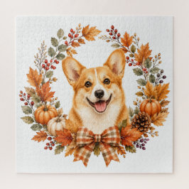 Pembroke Welsh Corgi Herfst Legpuzzel