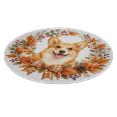 Pembroke Welsh Corgi Herfst Snijplank (Hoek)