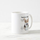 Pembroke Welsh Corgi History Design Koffiemok (Voorkant rechts)