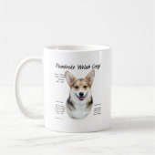 Pembroke Welsh Corgi History Design Koffiemok (Links)