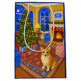 Pembroke Welsh Corgi Holiday Medium Cadeauzakje