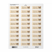 Pembroke Welsh Corgi-hond retouradreslabel Etiket (Full Sheet)