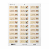 Pembroke Welsh Corgi-hond retouradreslabel Etiket (Full Sheet)