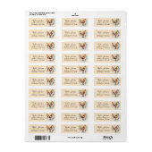 Pembroke Welsh Corgi-hond retouradreslabel Etiket (Full Sheet)