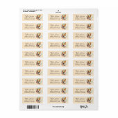 Pembroke Welsh Corgi-hond retouradreslabel Etiket (Full Sheet)