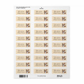 Pembroke Welsh Corgi-hond retouradreslabel Etiket (Full Sheet)