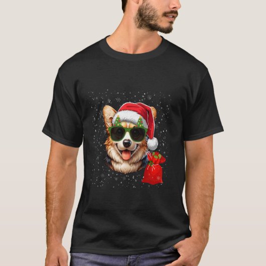 Pembroke Welsh Corgi Hondenliefhebber Mannen Vrouw T-shirt (Voorkant)