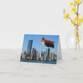 Pembroke Welsh Corgi Kaart (Gele Bloem)