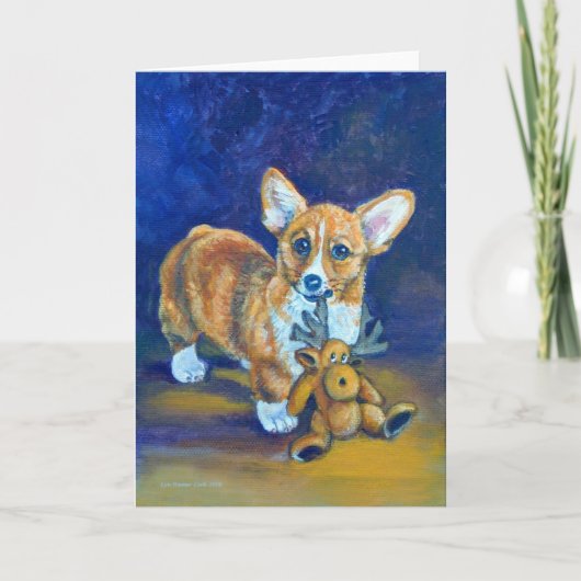 Pembroke Welsh Corgi Kaart (Voorkant)