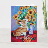 Pembroke Welsh Corgi Kaart (Voorkant)