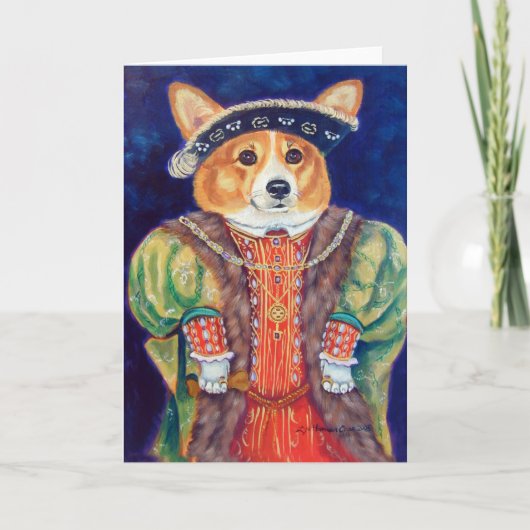 Pembroke Welsh Corgi Kaart (Voorkant)