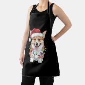 Pembroke Welsh Corgi Kerstboom Lichten Schort (Insitu)