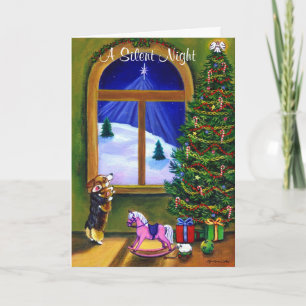 Pembroke Welsh Corgi KerstKaart Feestdagen Kaart