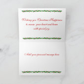 Pembroke Welsh Corgi-kerstKaarten Feestdagen Kaart (Binnen)