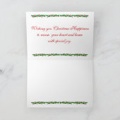 Pembroke Welsh Corgi-kerstKaarten Feestdagen Kaart (Binnen)