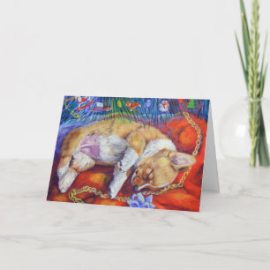 Pembroke Welsh Corgi-kerstKaarten Feestdagen Kaart