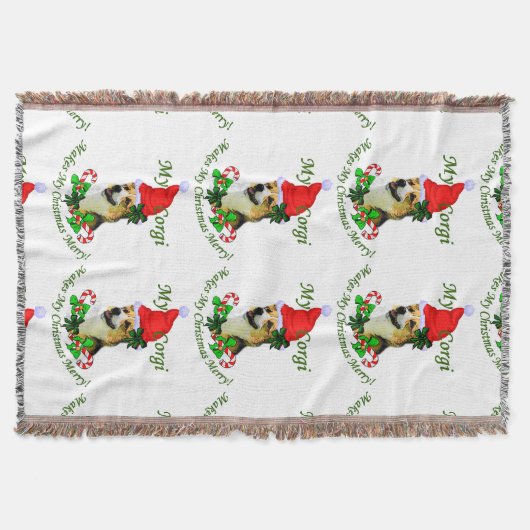 Pembroke Welsh Corgi Kerstmis Deken (Voorkant)