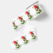 Pembroke Welsh Corgi Kerstmis Grosgrain Lint (Achterkant)