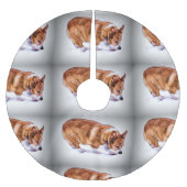 Pembroke Welsh Corgi Kerstmis Kerstboom Rok (Voorkant)