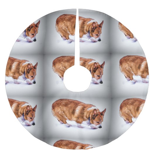 Pembroke Welsh Corgi Kerstmis Kerstboom Rok (Voorkant)