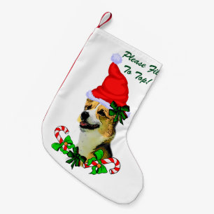 Pembroke Welsh Corgi Kerstmis Kleine Kerstsok