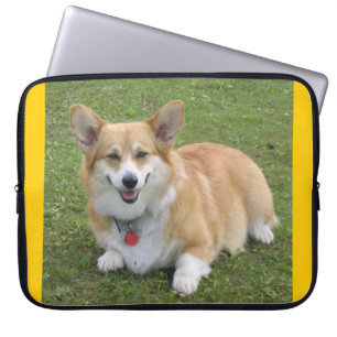 Pembroke Welsh Corgi Laptop Hoesje Sleeve