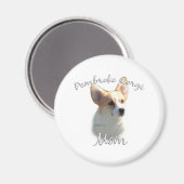 Pembroke Welsh Corgi Ma 2 Magneet (Voorkant / Achterkant)