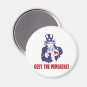Pembroke Welsh Corgi Magneet (Voorkant / Achterkant)