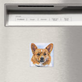Pembroke Welsh Corgi Magneet (Insitu (Vaatwasser))