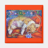 Pembroke Welsh Corgi Magnet (Voorkant)