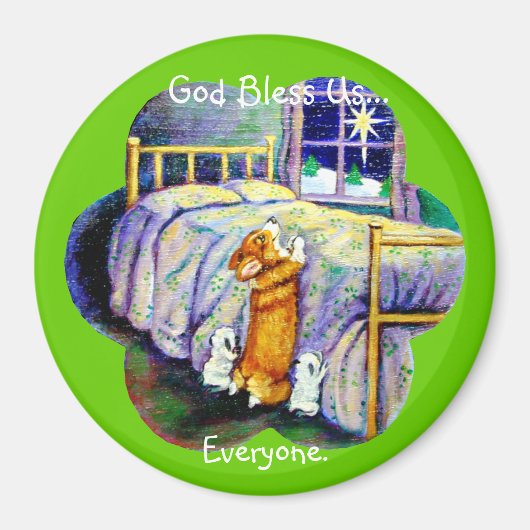 Pembroke Welsh Corgi Magnet (Voorkant)