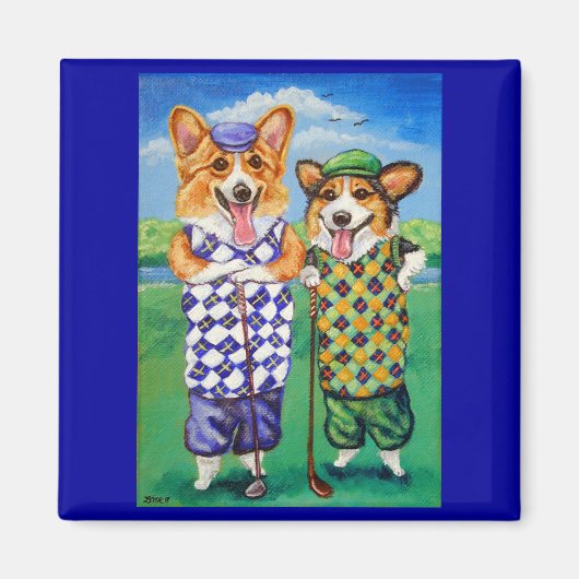 Pembroke Welsh Corgi Magnet (Voorkant)