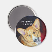 Pembroke Welsh Corgi Magnets Magneet (Voorkant / Achterkant)