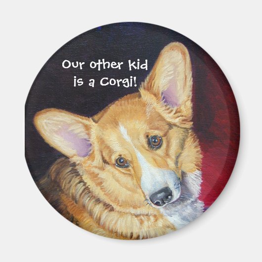 Pembroke Welsh Corgi Magnets Magneet (Voorkant)