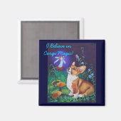 Pembroke Welsh Corgi Magnets Magneet (Voorkant / Achterkant)