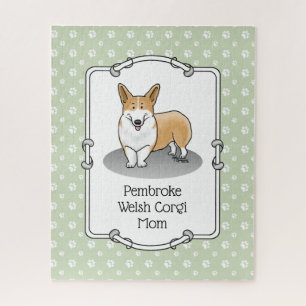 Pembroke Welsh Corgi Mam (rood 1) Dog Mam Cute Legpuzzel