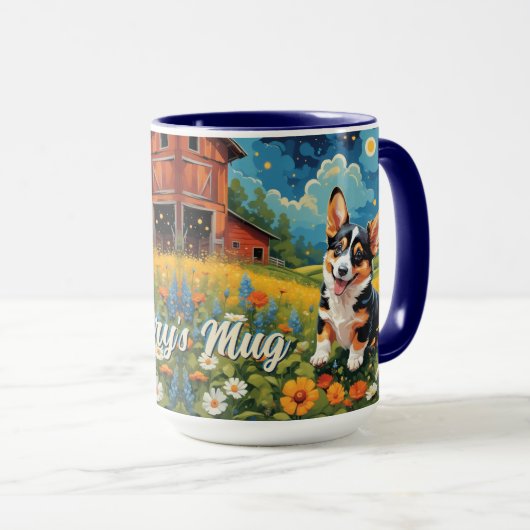 Pembroke Welsh Corgi Mok (Voorkant rechts)