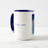 Pembroke Welsh Corgi Mok Snow (Voorkant links)