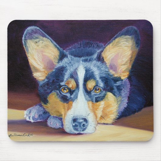 Pembroke Welsh Corgi Mousepad Muismat (Voorkant)