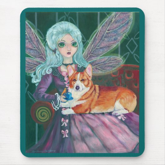 Pembroke Welsh Corgi Mousepad Muismat (Voorkant)